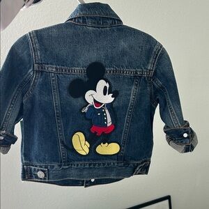 Kids Denim Jacket with Cartoon Patch